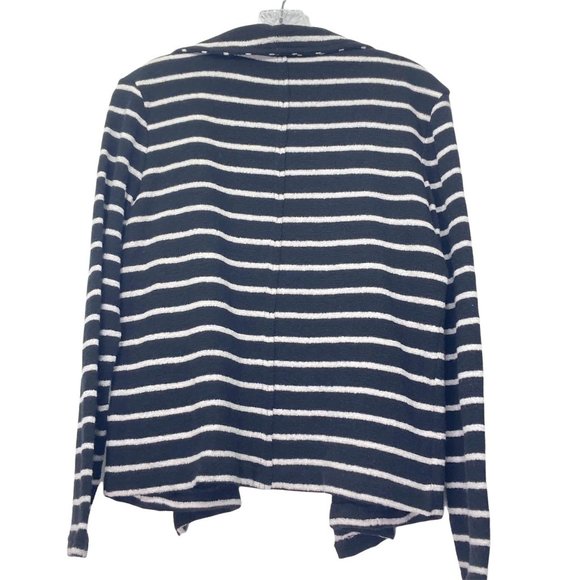 caslon womens jacket blue And white stripes size S - Picture 3 of 10